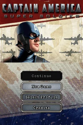 Captain America - Super Soldier (USA) (En,Fr,Es) screen shot title